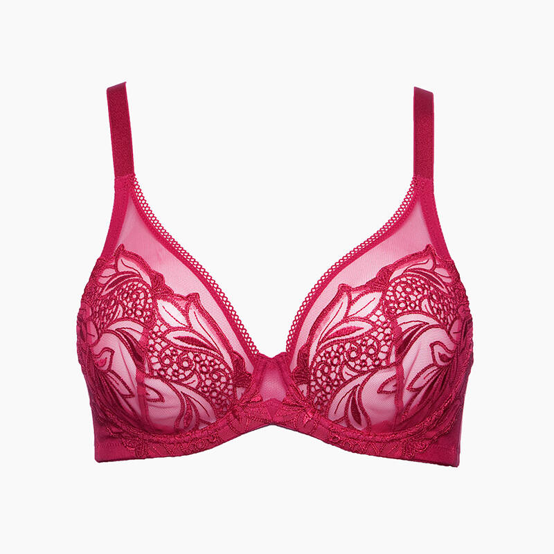 古今薄款大胸文胸0b118 樱桃红 c80