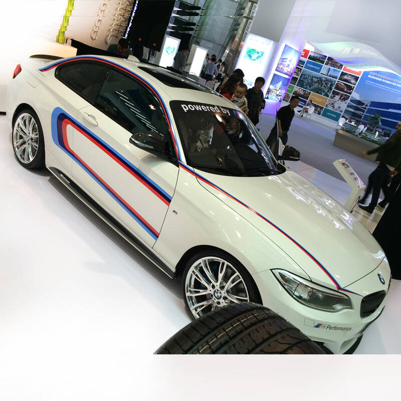 宝马bmw320 328 520 525 528 535li x1x3汽车拉花标贴纸 bmw-007 宝马