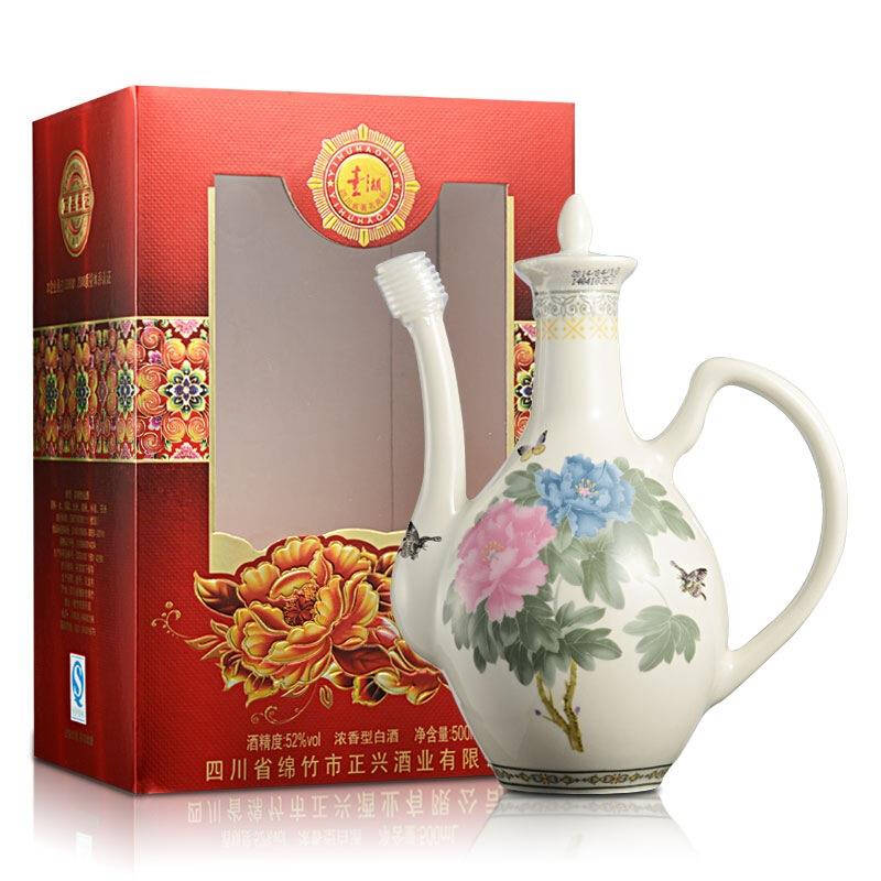 52°壹湖五彩瓷(国色天香)500ml