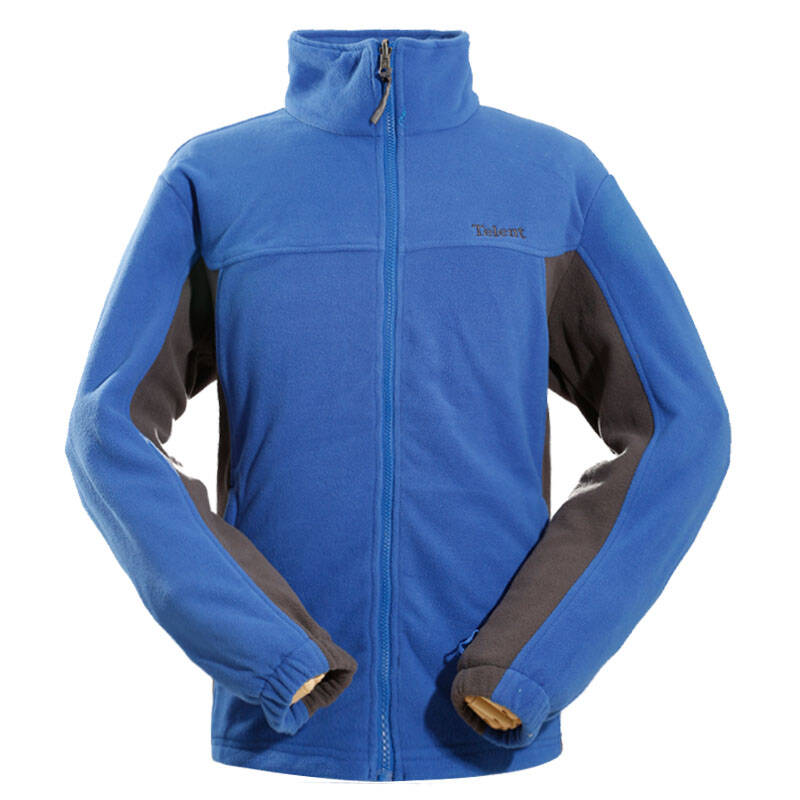 天伦天(telent)户外男防风防水两件套三合一冲锋衣533106 彩兰/深灰 l