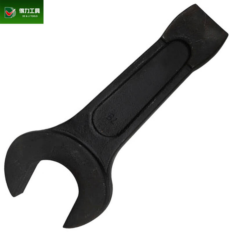 得力deli工具 开口敲击扳手 高档重型单头呆扳手 24-90mm 36mm