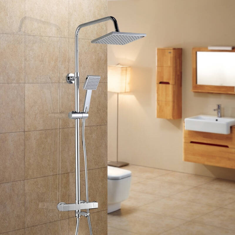 名爵(mejue)z-5113卫浴淋浴花洒套装 全铜全升降智能恒温花洒淋浴器