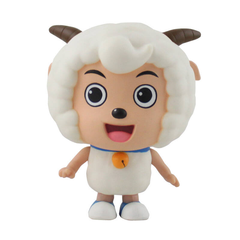 喜羊羊搪胶公仔欢乐之旅行(单独/彩盒装)模型动漫周边 儿童礼 喜羊羊