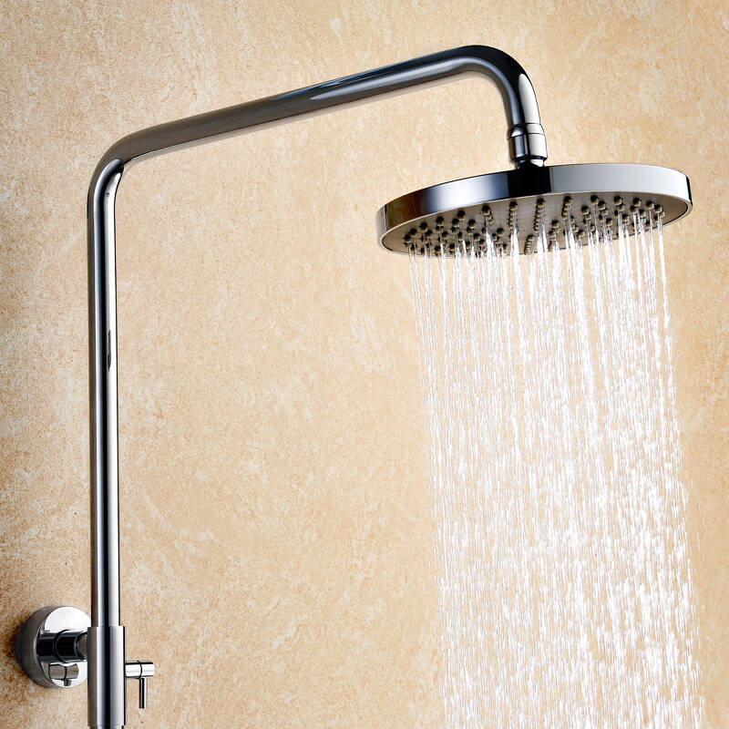 朗斯(lens)卫浴【节水50%】全铜花洒套装l-80846黄铜精抛光电镀三档