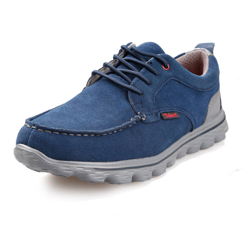 天伦天户外 透气休闲鞋 男鞋143402 深蓝色 42
