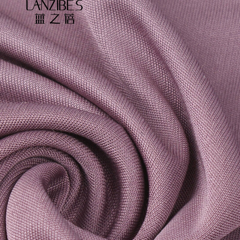 品质桑蚕丝纯色修身百搭丝绸打底衫小吊带 香芋紫 xl