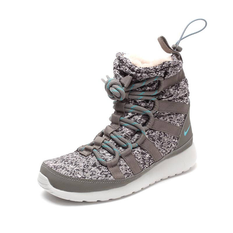 耐克女鞋 2015秋冬新款运动保暖休闲雪地靴棉鞋616724 807424 纯碱灰