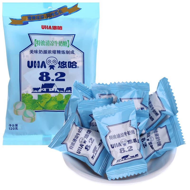 【京东超市】悠哈(uha)特浓清凉牛奶糖 120g