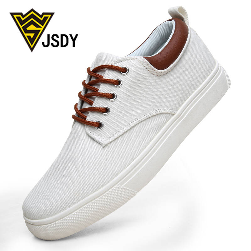 新款男士低帮帆布鞋 男 休闲内增高鞋 情侣鞋 韩版 潮款 ws-8081 白色