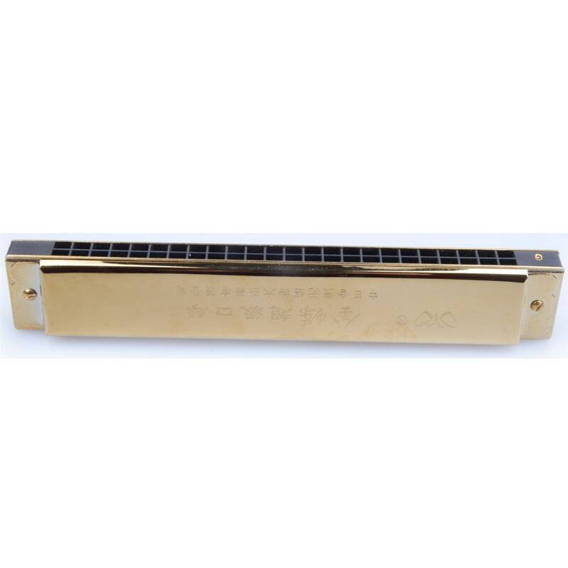 金蝶口琴 无锡铃木24孔复音 演奏琴 音色 调全 超级a调金色