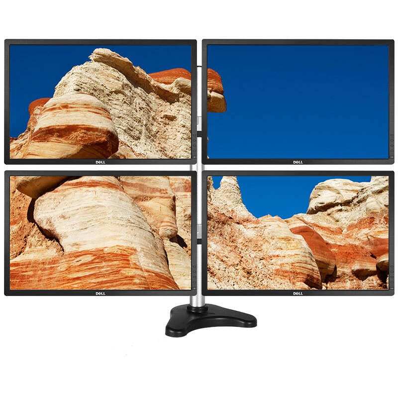 戴尔(dell)ultrasharp u2412m 24英寸宽屏led背光ips液晶显示器四屏