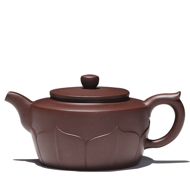 藏壶天下 紫砂壶宜兴14孔原矿老紫泥全手工正品 许法良制 菱花壶