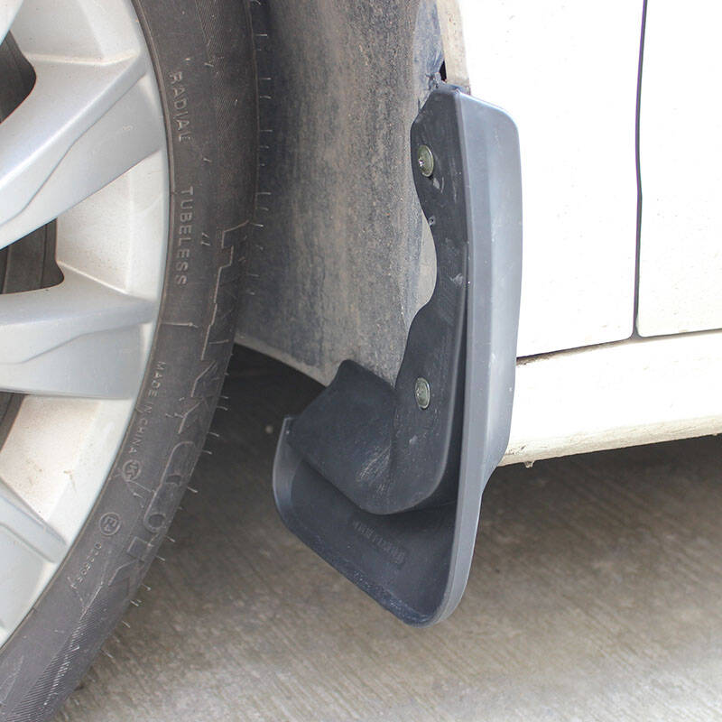 e唯 汽车专用软胶挡泥板汽车轮胎挡泥皮挡泥瓦改装用装饰配件 现代11