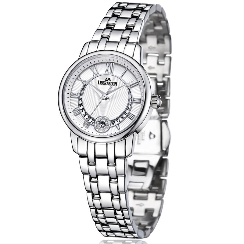 励柏艾顿(la)女士手表星月钻戒系列优雅气质石英腕表情侣表小钻圈女表