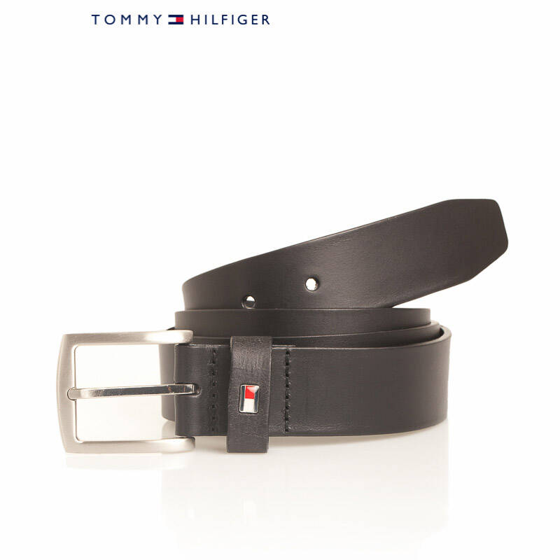 tommy hilfiger 品牌logo經典商務皮帶 | e357869196lp 990黑色 105