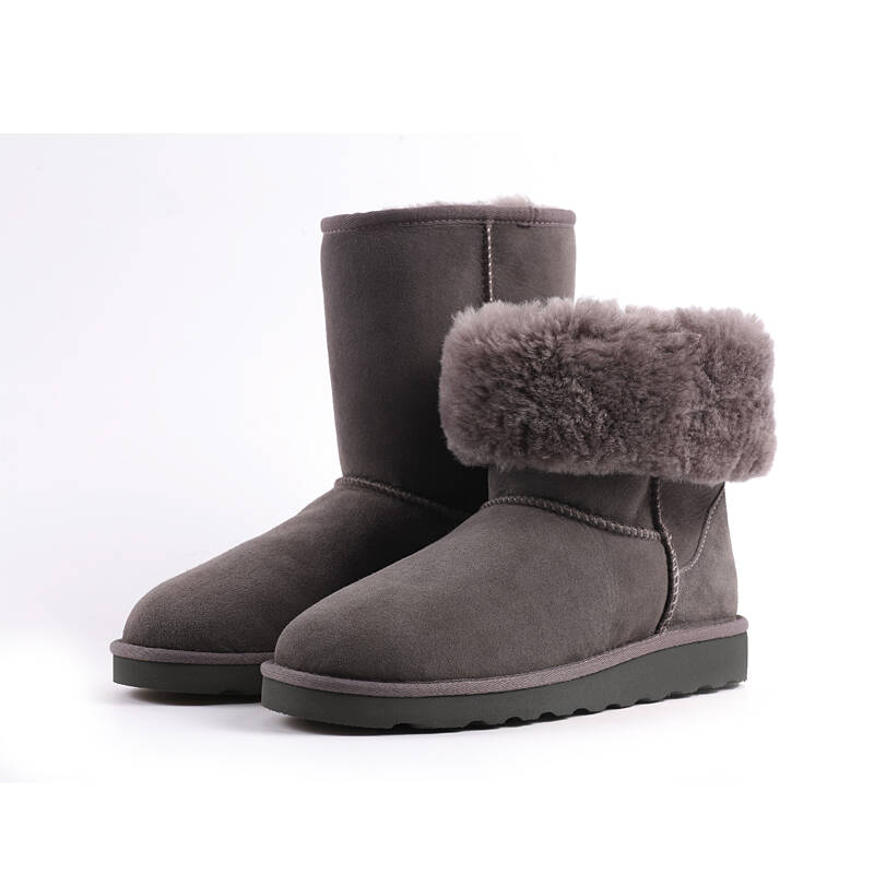 cozysteps透气防水中筒羊皮毛一体雪地靴雪地鞋女鞋靴子棉鞋 62062