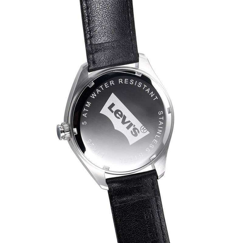 李维斯(levis)手表 冒险挑战系列石英男表黑盘黑皮带ltk2501