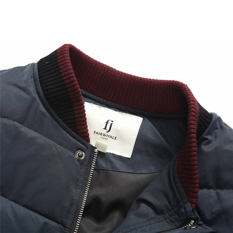 马克华菲拼接棒球领羽绒服 051浅靛青色 170-48-m - 京东