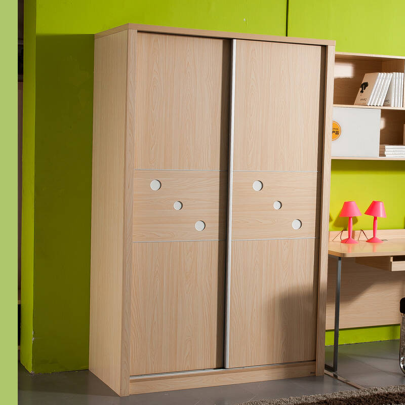 新悦 现代简约 白枫木色衣柜 白枫木色