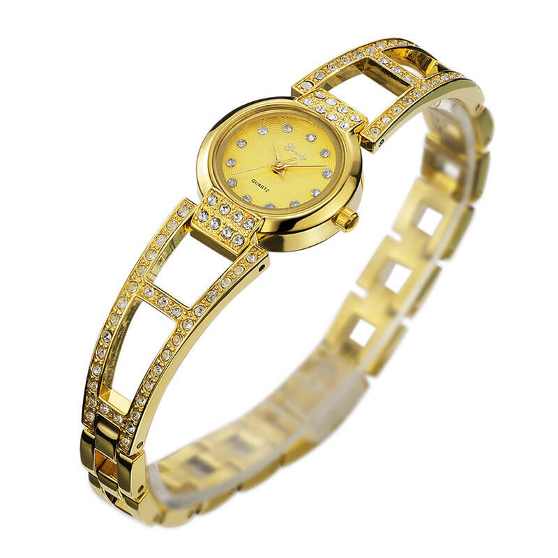 格雷迪grady女士手表女式时装表女士手表镀金水钻女表石