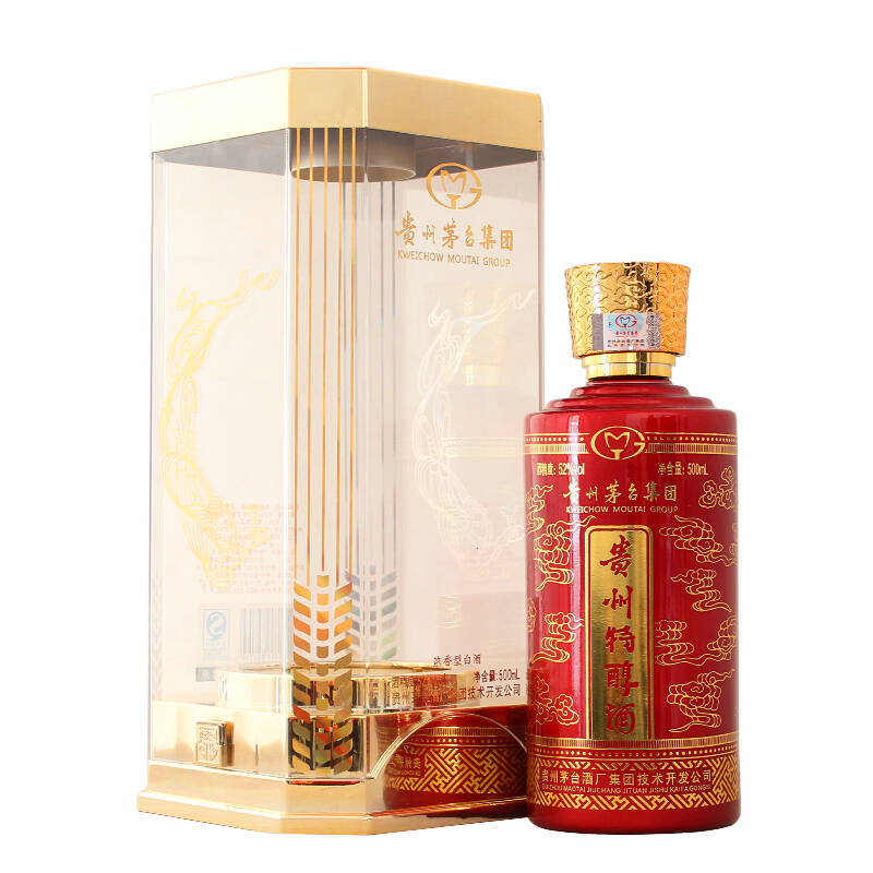 茅台集团技开公司 茅台贵州特醇精品酒 52度 500ml