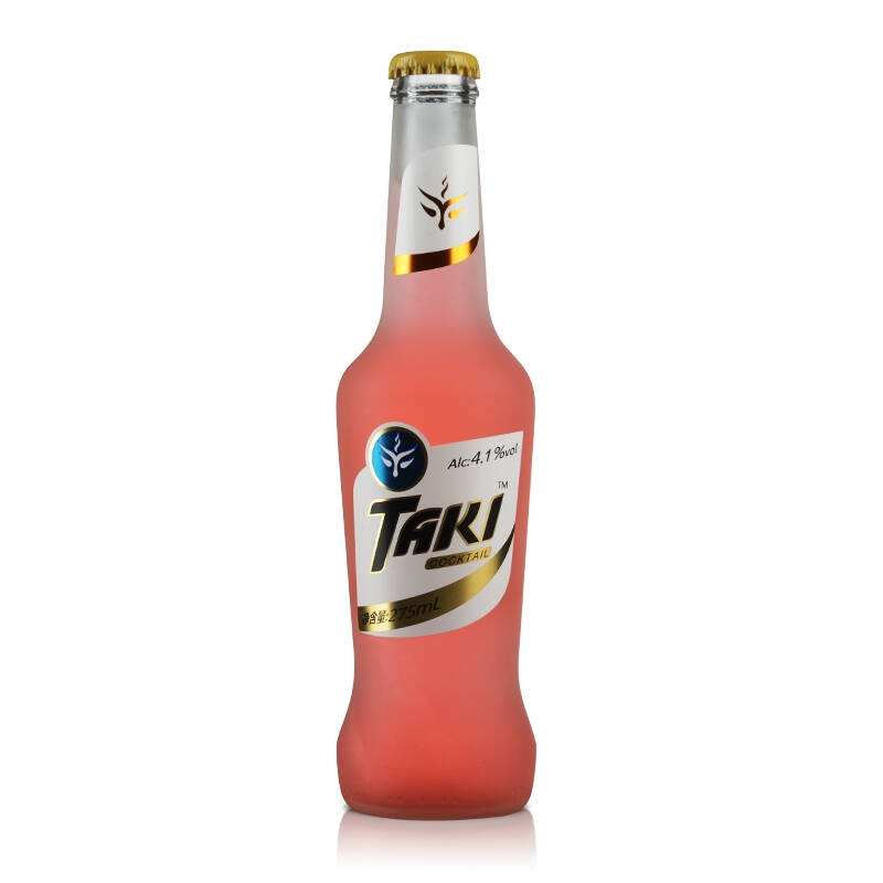 达奇4.1°taki 水蜜桃味 伏特加 鸡尾酒 预调酒 纯情装275ml