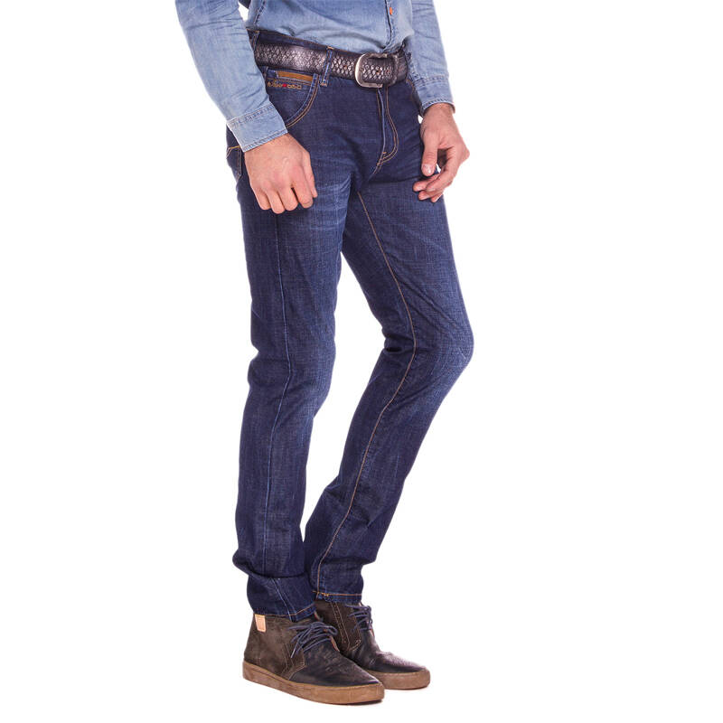 小魔怪bso 新款牛仔裤男潮流复古中腰小脚口修身男士春装欧美简约bso