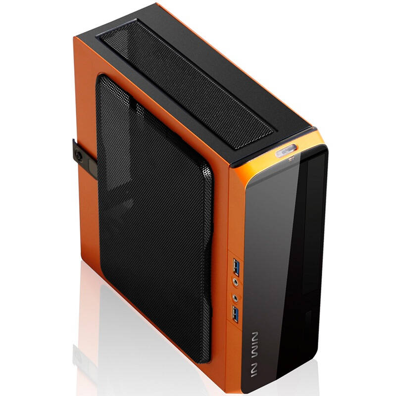 迎广(in win)巴赫 itx 超迷你小机箱/自带120w足瓦电源/usb3.