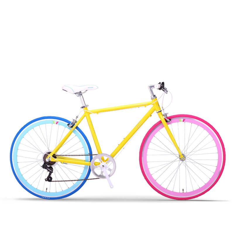 爱玛自行车 时尚多彩酷飞公路车 禧玛诺变速系统 g7 韩版时尚山地车