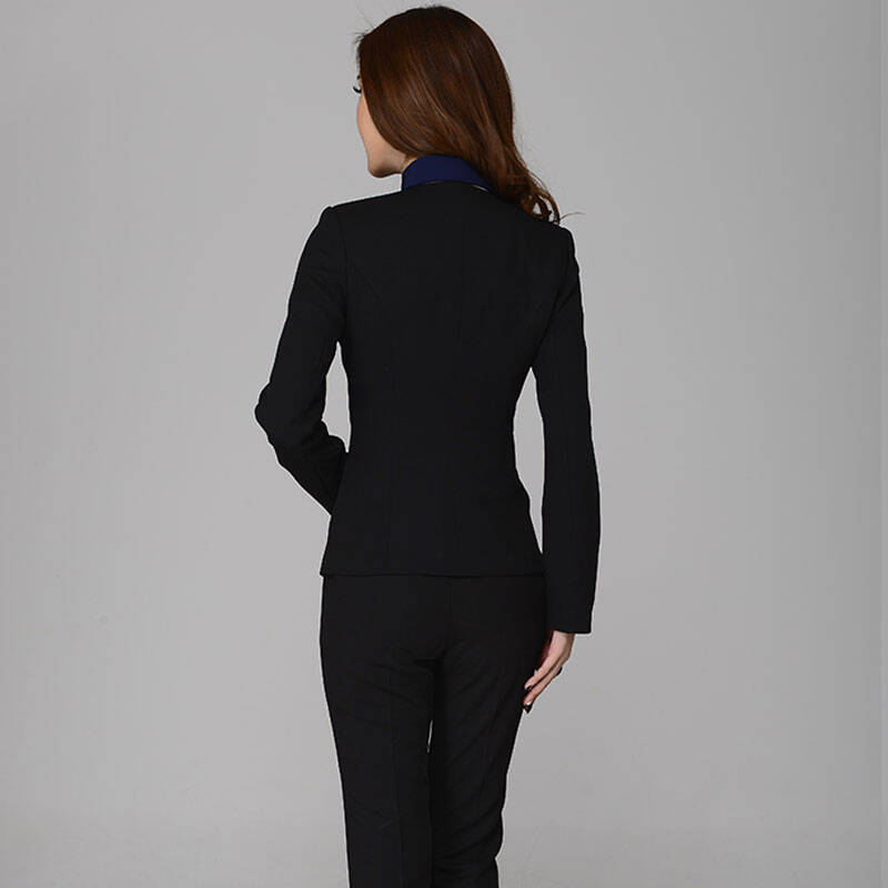 2014秋冬新款职业装女装套装 ol简约时尚女士正装 8099 黑色西装 黑