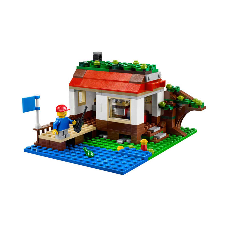 lego儿童塑料益智立体拼插积木玩具 小颗粒创意百变三合一系列 31010