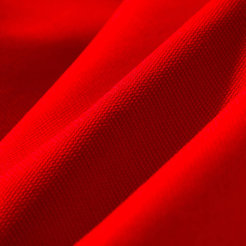 喜欢屋餐桌布纯棉纯色布艺台布 中国红 140cm*140cm