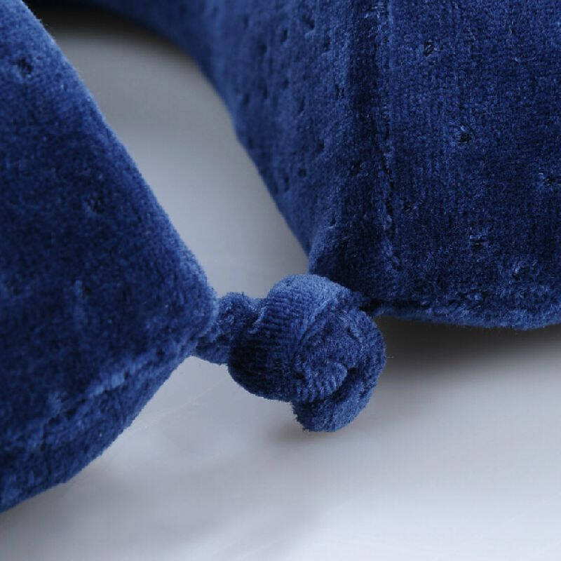 卡缦u型枕 护颈枕 记忆棉u型枕头 颈枕 藏青色
