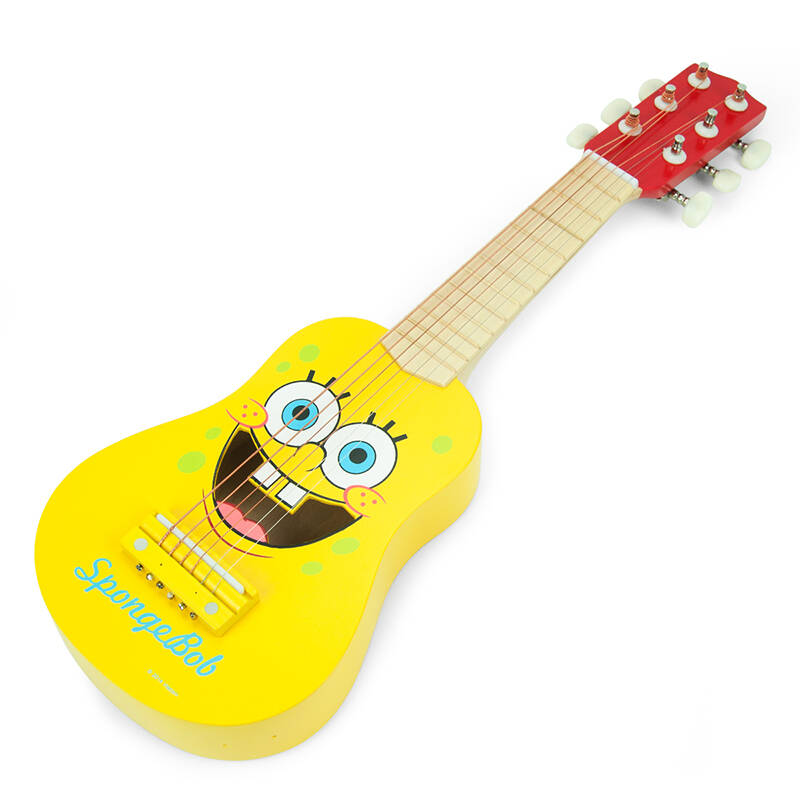 特宝儿 儿童玩具乐器 益智玩具 宝宝吉他 海绵宝宝六弦儿童吉他 sb