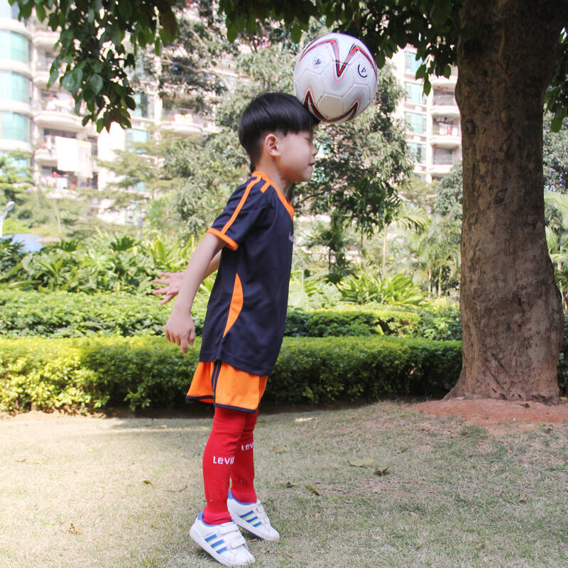 绿茵豹儿童足球服套装 男童运动装套装 休闲套装秋 定制小孩运动服可