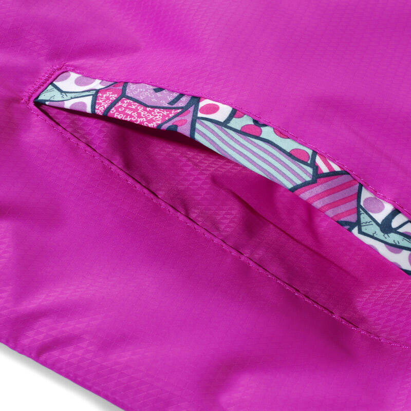 camkids小骆驼 秋季女童风衣外套 儿童户外童装 510502 上衣 紫红 120