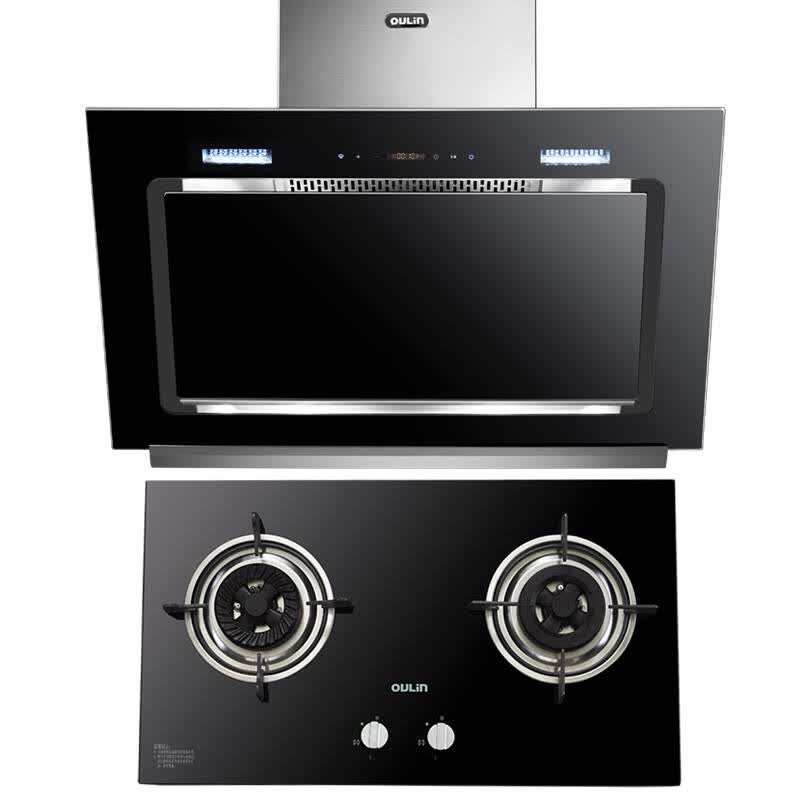 欧琳(oulin) cxw-238-f22 xfhi 侧吸式 吸油烟机灶具套装 液化气