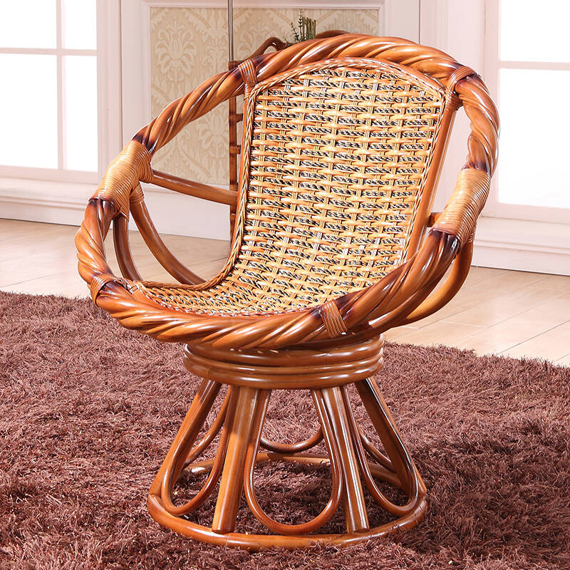 天然真藤椅子茶几三件套自由组合 阳台客厅休闲竹藤编咖啡桌子椅家具