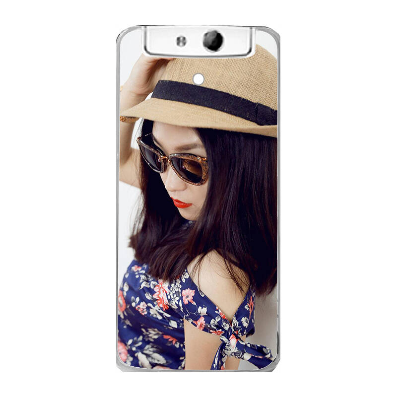 yumqua 小清新美女彩绘定制手机壳 适用于oppo n1mini/n5117 美女09