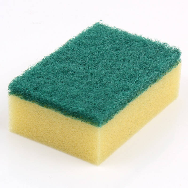 洁能5片装海绵百洁布 不伤手 不沾油 无刮痕 去污迅速 6324