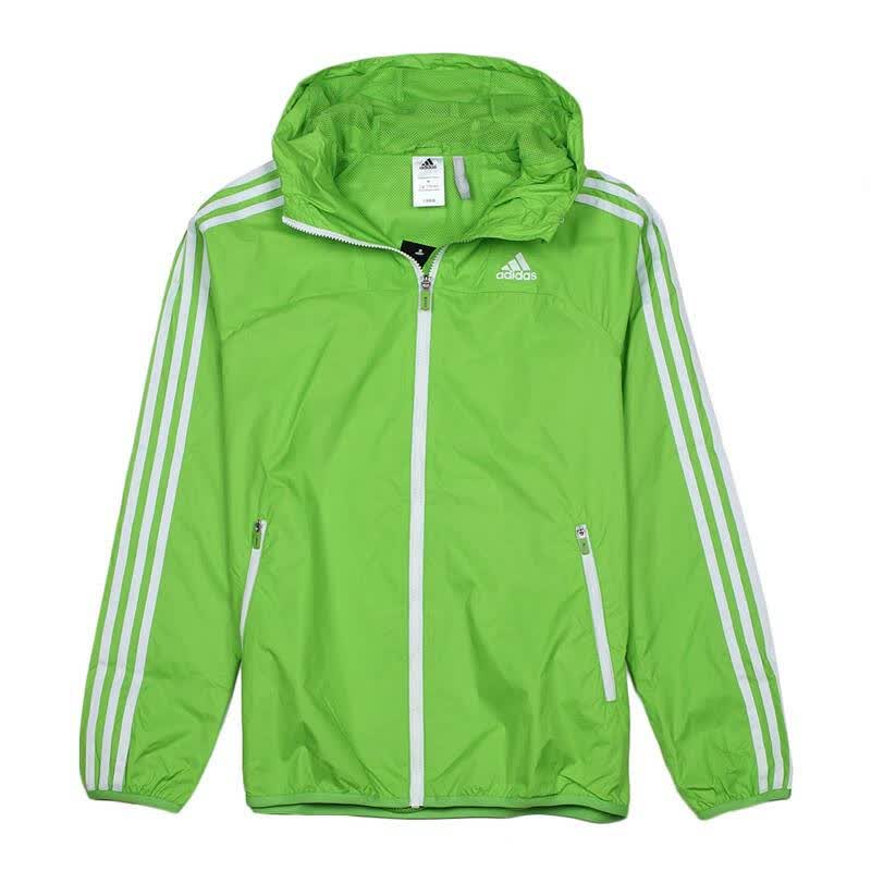 adidas阿迪达斯2015新款男子超薄夹克a09846 绿色 xl