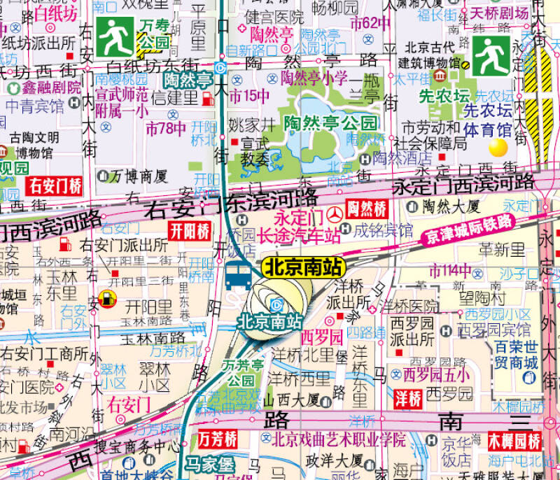 2015北京city城市地圖(撕不爛版)