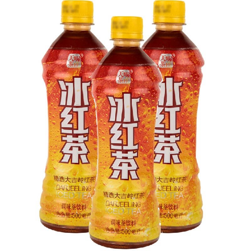 天喔茶庄 冰红茶500ml*15整箱装