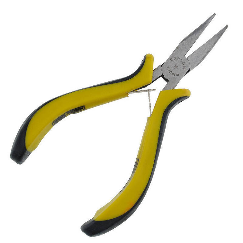 开拓/exploit 多功能迷你弯嘴钳 5"125mm 尖嘴钳 钳子 五金工具011204