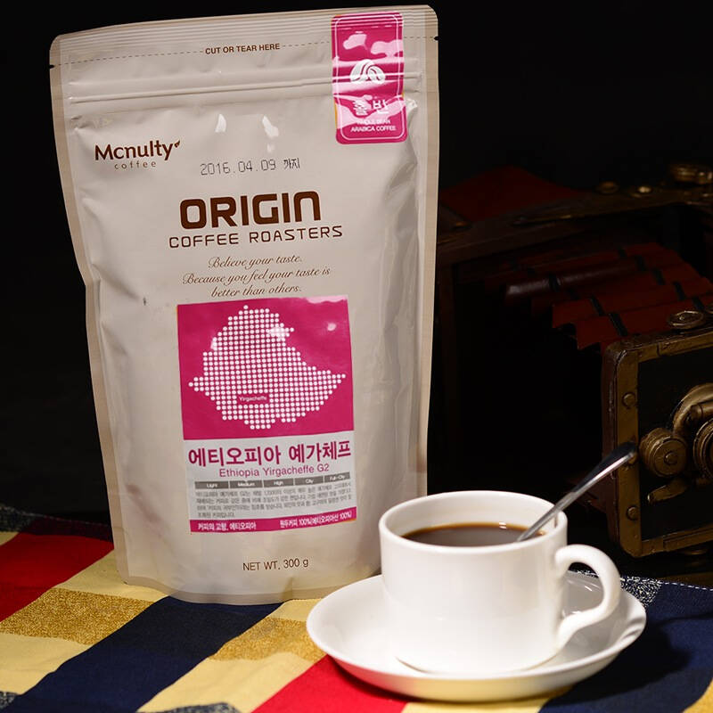 韩国进口 mcnulty麦润帝埃塞俄比亚哈拉尔咖啡豆300克