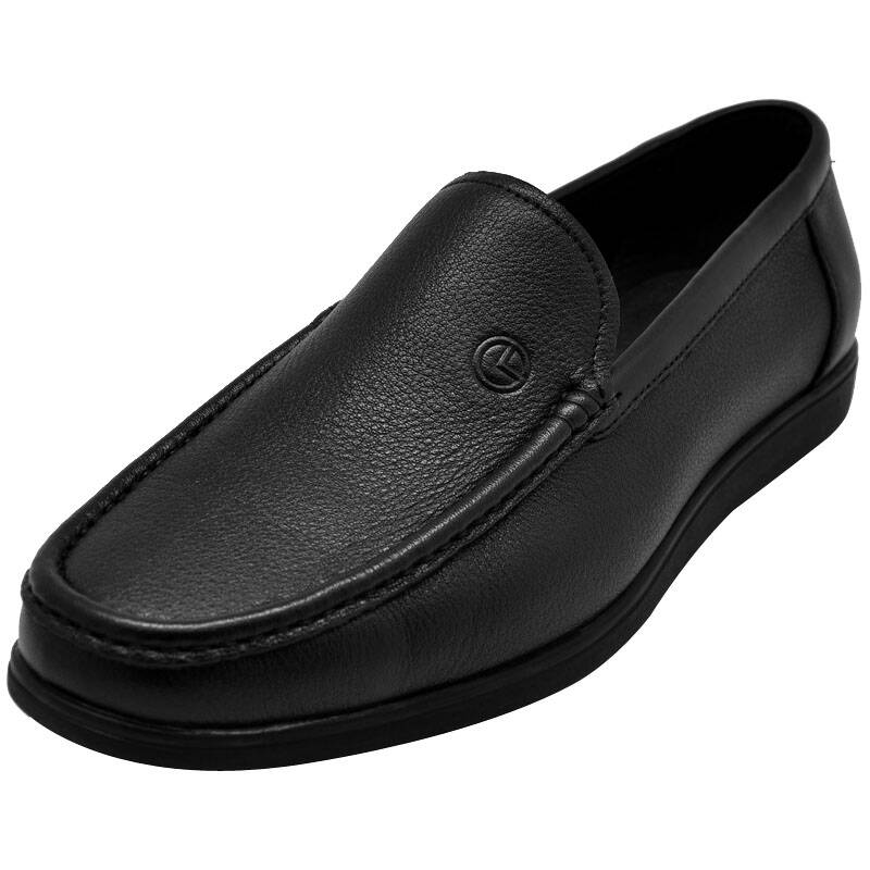 金利来goldlion皮鞋 新款优质头层牛皮 商务正装男鞋b41143 黑色 44