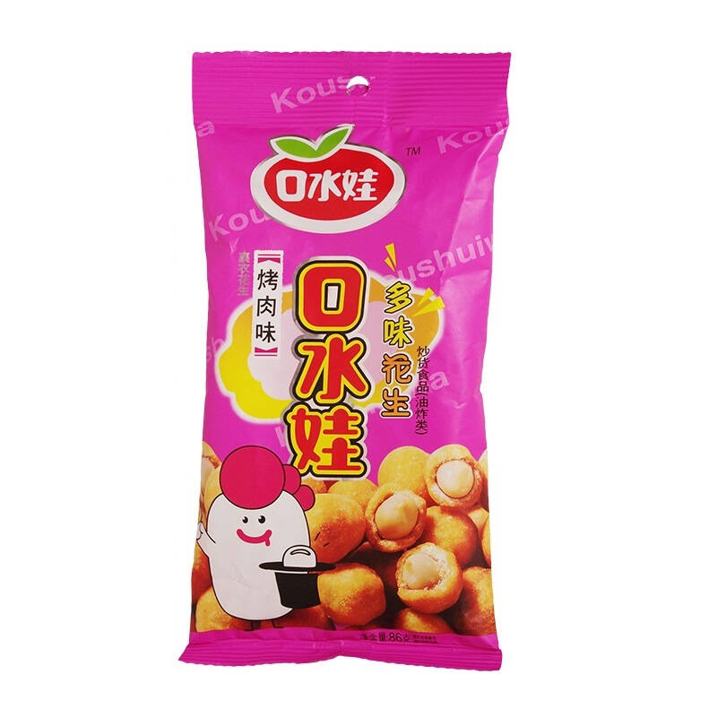 口水娃 多味花生 烤肉味 86g【图片 价格 品牌 报价】-京东