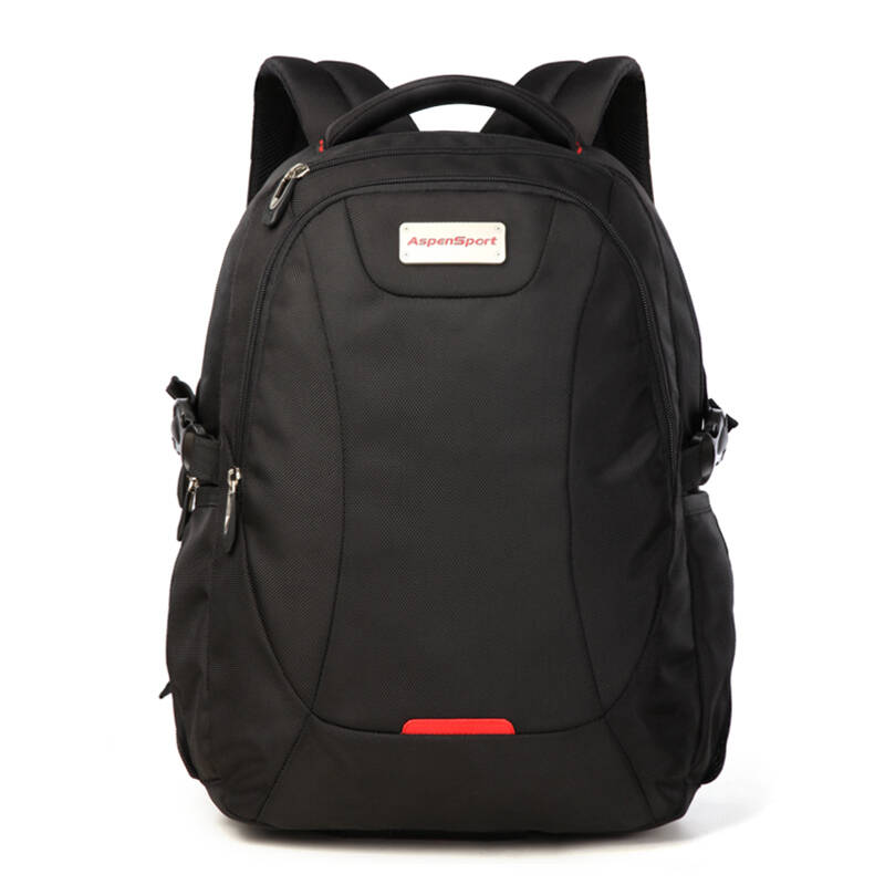 艾奔电脑双肩包 男女旅行背包as-b39 黑色 标准版