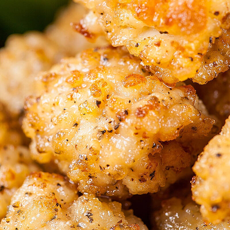 獐子岛 大连特产 椒盐鱿鱼花300g 裹粉入味鱿鱼卷 半品成菜 冰鲜冰冻