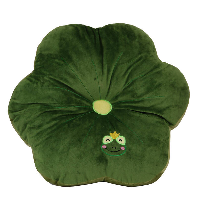 雪乐(xuele) 毛绒玩具 精致荷花叶坐垫抱枕玩偶摆件 情人节 生日礼物